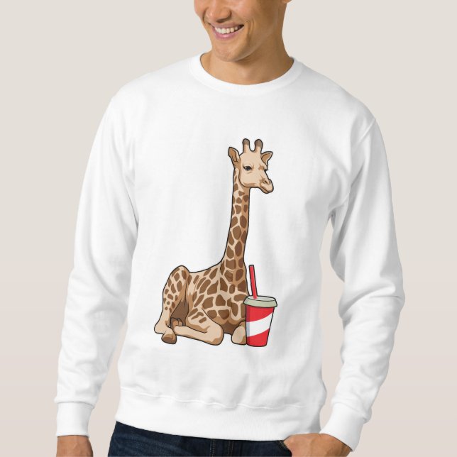 Sudadera Giraffe con bebida (Anverso)