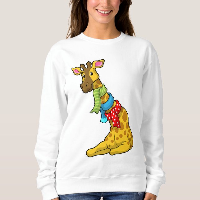 Sudadera Giraffe con bufanda (Anverso)