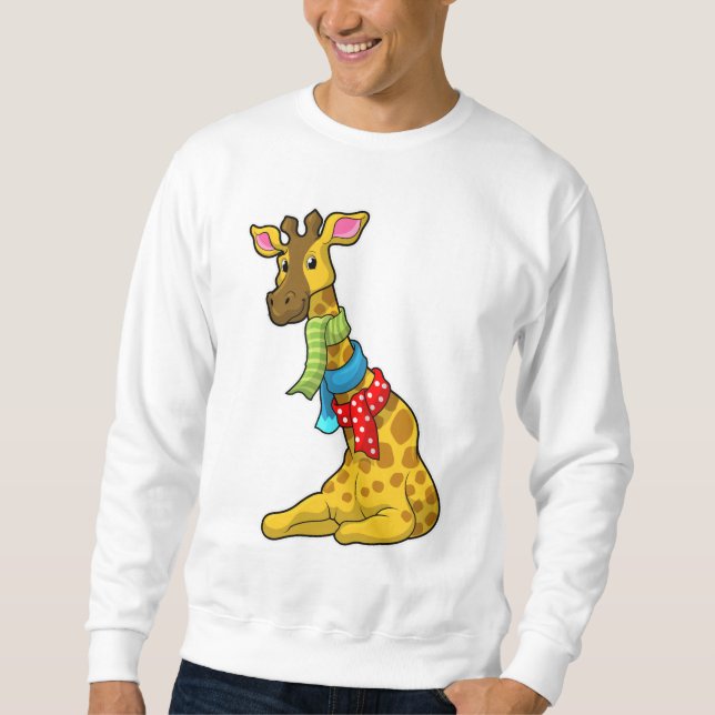 Sudadera Giraffe con bufanda (Anverso)