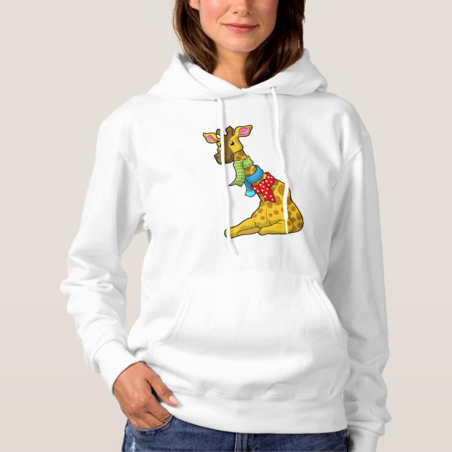 Sudadera Giraffe con bufanda (Anverso)