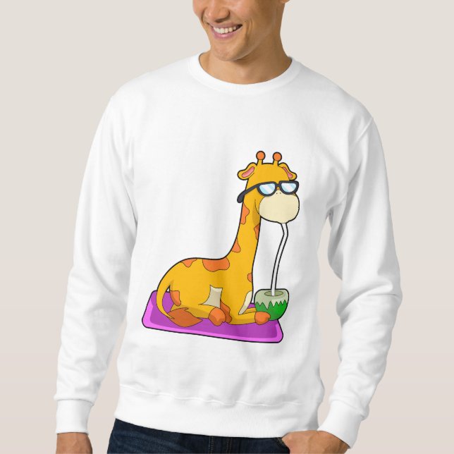 Sudadera Giraffe con coco (Anverso)