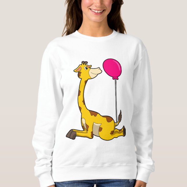 Sudadera Giraffe con globo (Anverso)