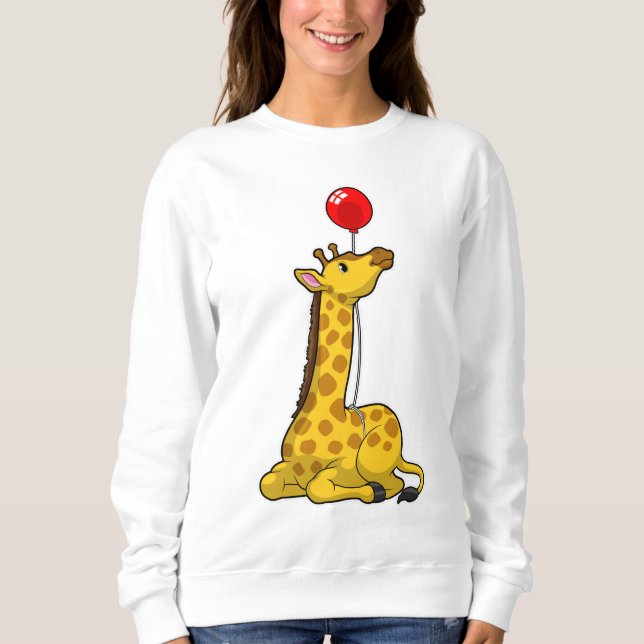 Sudadera Giraffe con globo (Anverso)