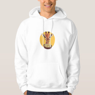 Sudadera Giraffe Con Humor Animal Personalizado Popcorn