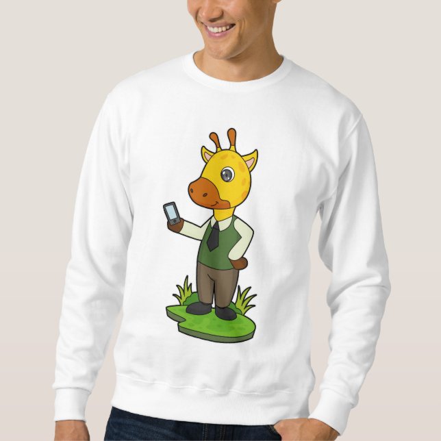 Sudadera Giraffe con móvil (Anverso)