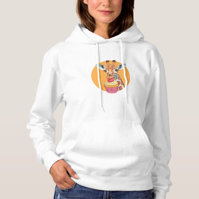 Sudadera Giraffe Con Pastel (Anverso)