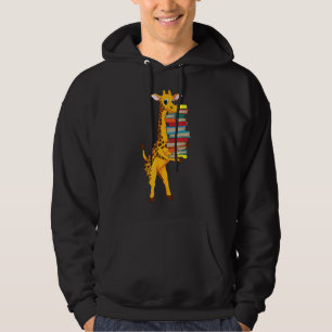 Sudadera Giraffe Con Un Montón De Libros Cute Lectores Club