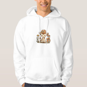 Sudadera Giraffe Cottagecore Mushroom _1
