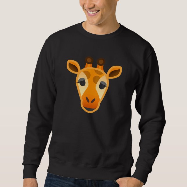 Sudadera Giraffe de animales africanos (Anverso)