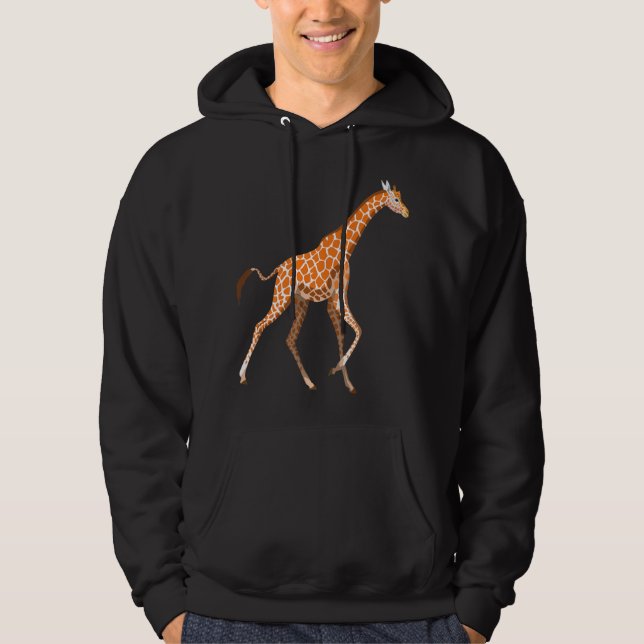 Sudadera Giraffe (diseño corporal completo) Hombres, mujere (Anverso)