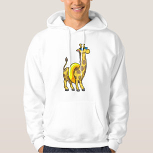 Sudadera Giraffe en la playa con anillo de natación y gafas