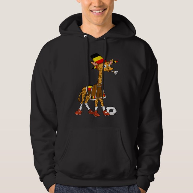 Sudadera Giraffe fan Belgium (Anverso)