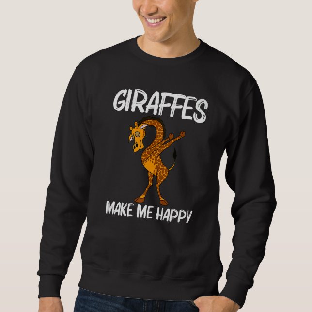 Sudadera Giraffe For Men Women Safari Wild Zoo Animal (Anverso)