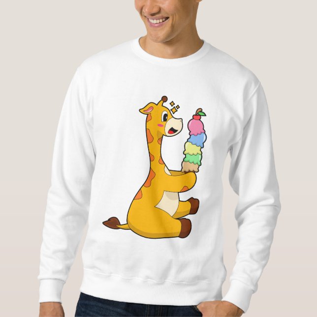 Sudadera Giraffe Helado Waffle (Anverso)