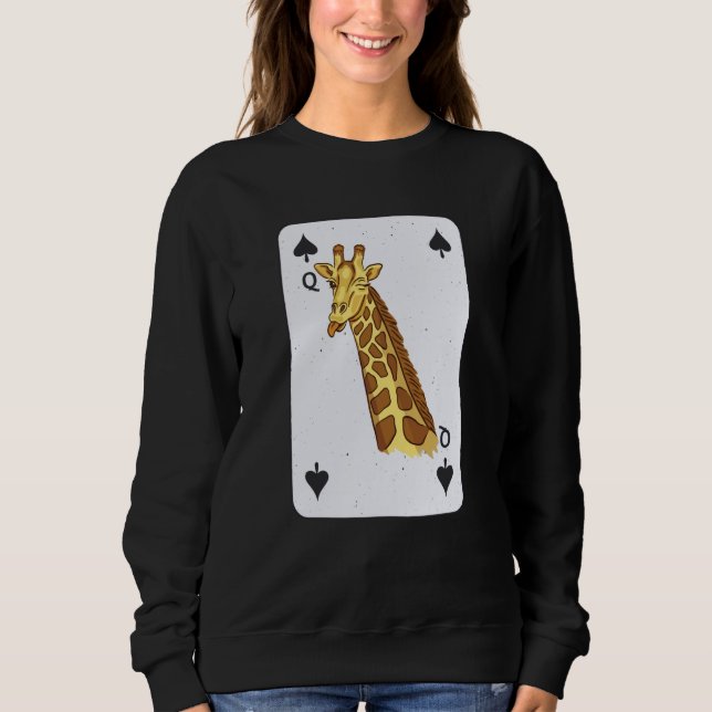 Sudadera Giraffe Ornament Giraffe Merch Animal Print Giraff (Anverso)