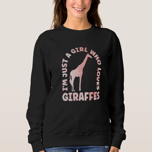 Sudadera Giraffe Outfit for Giraffe Safari Lovers Apparel W (Anverso)