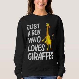Sudadera Giraffe para niños animales salvajes en el zoológi