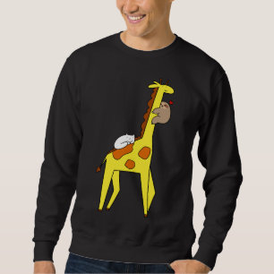 Sudadera Giraffe Sloth Y Cat