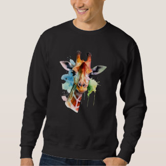 Sudadera Giraffe Watercolor