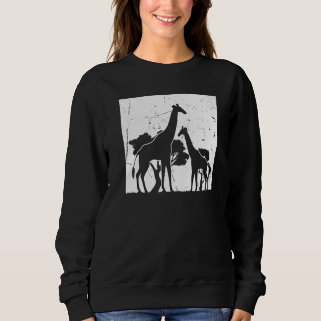 Sudadera Giraffes African Giraffe Zoo Animal Giraffe   (Anverso)