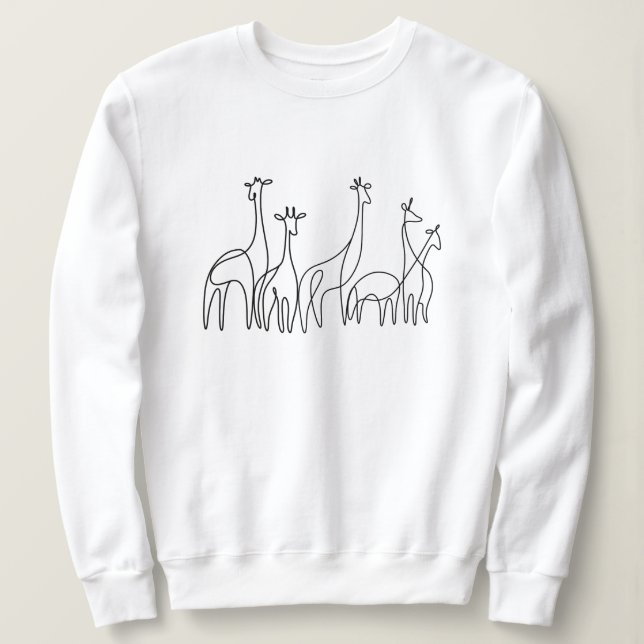 SUDADERA GIRAFFES SWEATSHIRT  (Anverso del diseño)