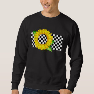 Sudadera Girasol Bandera de Cuadros Horizontal Checker Carr