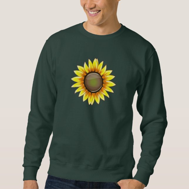 Sudadera Girasol brillante soleado (Anverso)