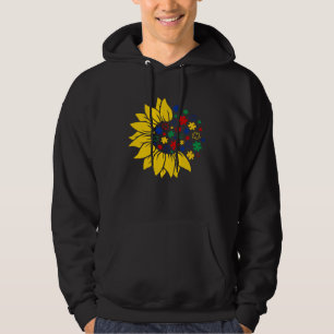 Sudadera Girasol Conciencia del Autismo Sé Amable Rompecabe