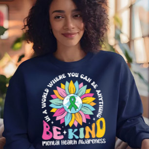 Sudadera Girasol de Salud Mental Sé Amable