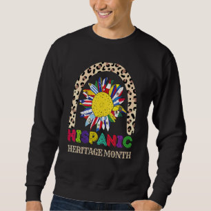 Sudadera Girasol Latino Banderas de Todos los Países Mes de