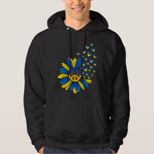 Sudadera Girasol Paz Corazón Amor Me Siento Con Ucrania