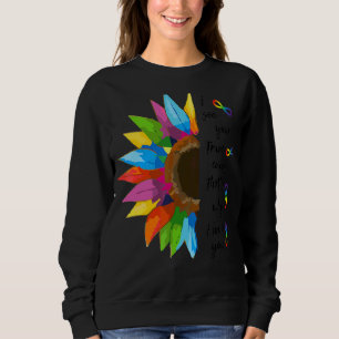 Sudadera Girasol tu verdadero color Autismo Conciencia Neur