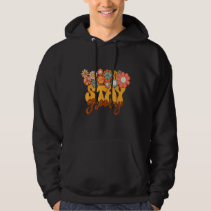 Sudadera Girasol Vintage Hippie Mantén Groovy Mente Positiv
