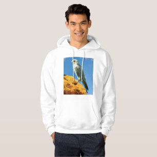 Sudadera Girfalcón encaramado sobre una roca