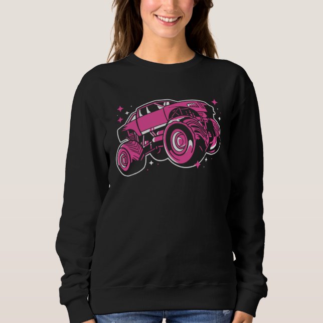 Sudadera Girl Awesome Monster Truck (Anverso)