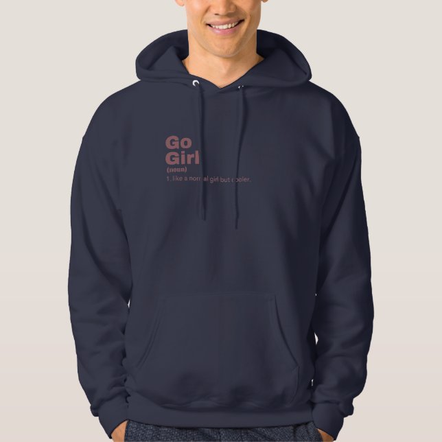 Sudadera  Girl - Go (Anverso)