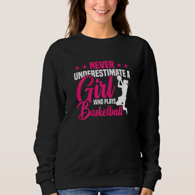 Sudadera Girl Who Plays Basketball (Anverso)
