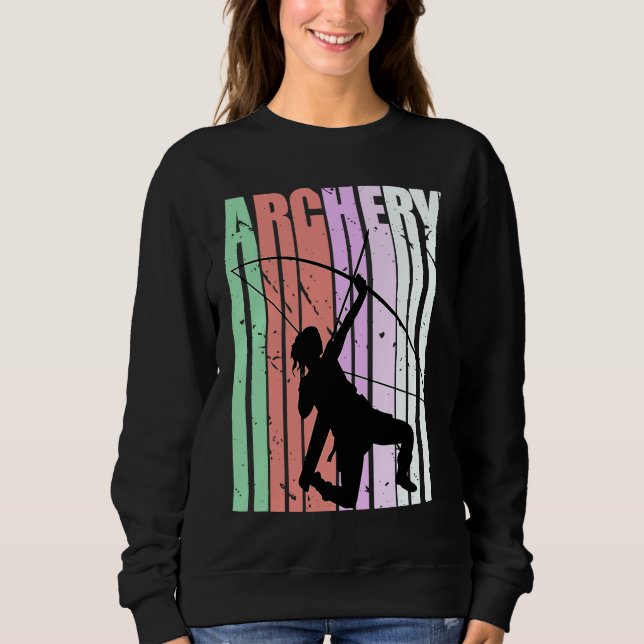 Sudadera Girls Archery Fans Colors Archer Grandaughter (Anverso)