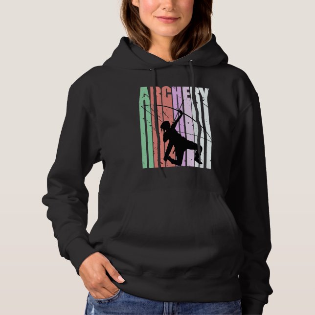 Sudadera Girls Archery Fans Colors Archer Grandaughter (Anverso)