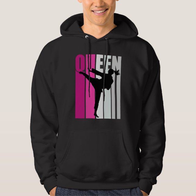 Sudadera Girls Karate Queen Cool Teenagers Fan Enthusiast W (Anverso)