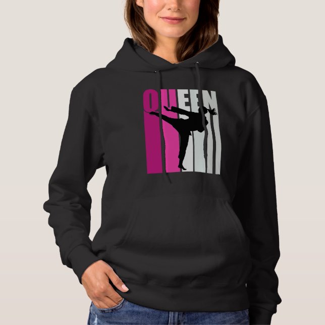 Sudadera Girls Karate Queen Cool Teenagers Fan Enthusiast W (Anverso)