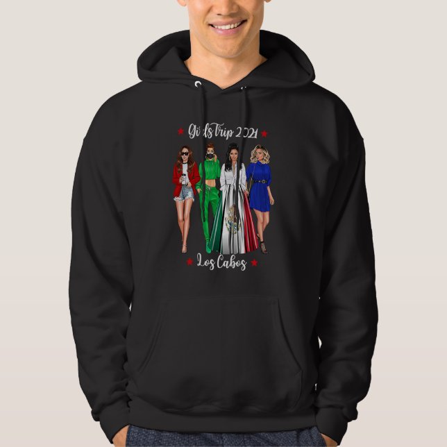 Sudadera Girls Trip Los Cabos Holiday Cute Woman Hen Do Coo (Anverso)