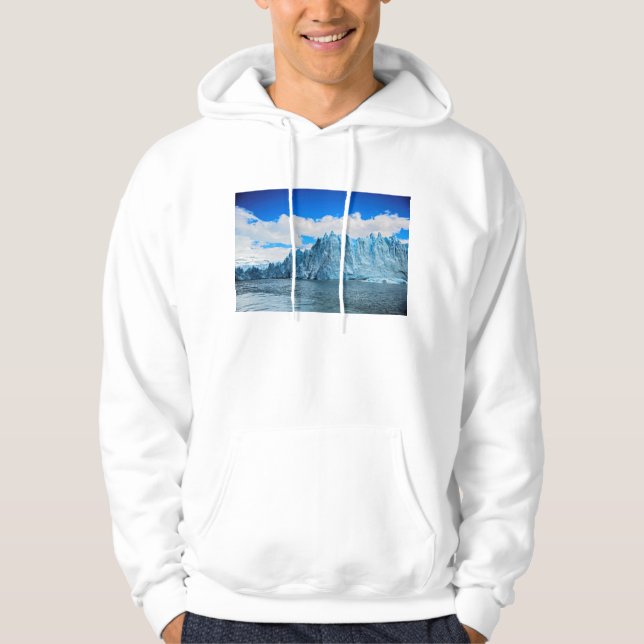 Sudadera Glaciar de Perito Morena, Patagonia (Anverso)