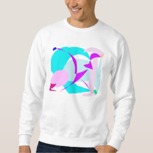 Sudadera Glaciar fresco del pájaro del hielo de la