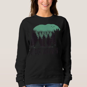 Sudadera Glaciar Parque Nacional de Ee.Uu. Árboles de osos 