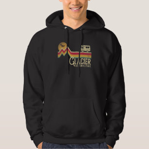 Sudadera Glaciar Parque Nacional Estilo Retro Vintage Monta