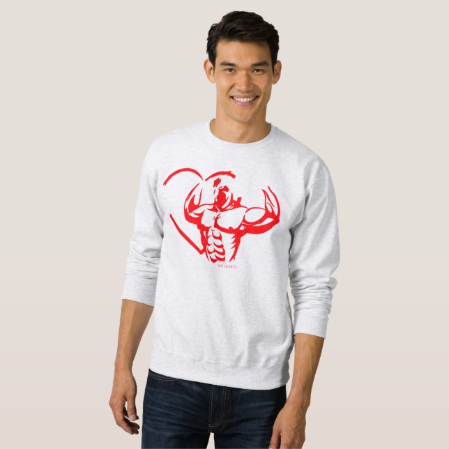 Sudadera Gladiador de fuerza de amor Sweatshirt (Anverso completo)