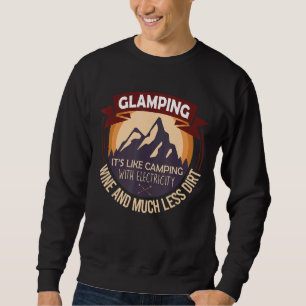 Sudadera Glaminar es como acampar solamente con electricida