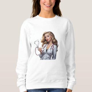 Sudadera Glamorous Doctor with Heart Stethoscope 