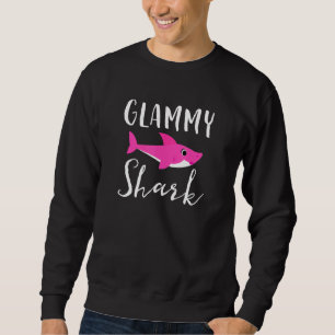 Sudadera Glamour Shark Abuela Abuela Abuela Pink Shark Grap